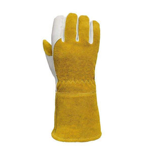 Nouveaux gants de soudage à la main en cuir de vachette, design dernier cri, résistants à la chaleur, pour travaux lourds, gants de sécurité pour soudeurs - Product Image 2