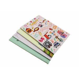 Cahiers à couverture souple et durable, pages lignées, reliure à fil, avec motifs mignons pour les cours et la planification de projets - Product Image 1