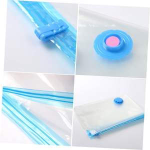 Sacs de rangement sous vide transparents en plastique pour la maison, la literie et les voyages – Optimisation de l'espace, scellables et polyvalents - Product Image 4