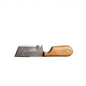 Cuchillo de Supervivencia y Caza de Acero de Damasco Hecho a Mano de Alta Calidad con Hoja Fija Mini Tipo Drop Point, Mango de Resina OEM Personalizable - Product Image 3