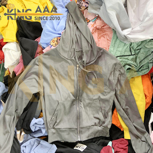 เสื้อฮู้ดดี้โอเวอร์ไซส์คุณภาพสูงขายส่ง เสื้อผ้ามือสองสำหรับผู้หญิง ชุดกีฬา เสื้อผ้ามือสอง โพลีเอสเตอร์/คอตตอน ใส่ได้<span class=keywords><strong>ทุก</strong></span>ฤดู ขั้นต่ำ 45 กก. - Product Image 4