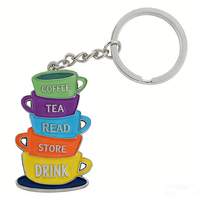 Porte-clés personnalisés en alliage de zinc 2D, souvenir d'entreprise, porte-clés avec logo de voiture, lettre personnalisée, porte-clés en métal émaillé doux