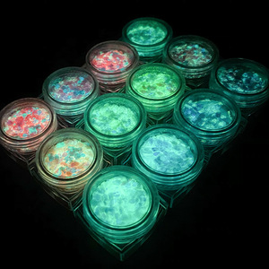 Polvo Fluorescente que Brilla en la Oscuridad para Uñas, Resina Epoxi, Pigmento Luminoso de Larga Duración para Manicura, Venta al Por Mayor - Product Image 1