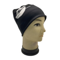 Gorro de poliéster 100% bordado unisex, gorra de motociclista personalizada con calavera, gorra de cuero sólido para correr para adultos, gorro OEM en blanco