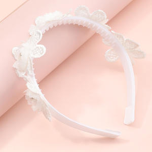 إكسسوارات شعر بتصميم خرافي للأطفال عصابة رأس يدوية للتصوير الفوتوغرافي للسفر عصابة رأس ببتلة زهور لؤلؤ - Product Image 2