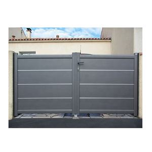 Porte <span class=keywords><strong>de</strong></span> sécurité électronique à double entrée en aluminium personnalisée pour jardin extérieur - Product Image 6