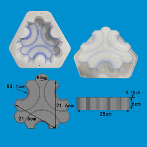 <span class=keywords><strong>Prix</strong></span> moins cher conception carrée patio Pp caoutchouc Abs <span class=keywords><strong>béton</strong></span> moules moules en plastique moule de pavage pour chemin coulée allée <span class=keywords><strong>trottoir</strong></span> - Product Image 5