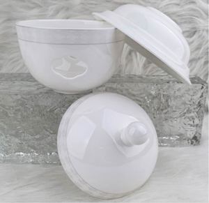 Unique Creative Round Shape Modern Style <b>Dinner</b> Plate Reusable Ceramic Tableware <b>Set</b> for Restaurant Hotel Porcelain Dinnerware - Product Image 5