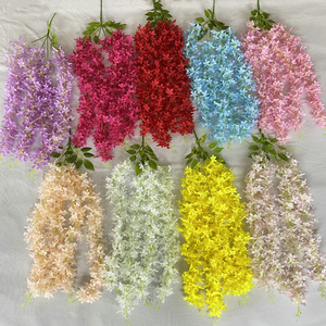 Guirlande artificielle de glycine Suzume II 30cm-100cm pour décoration de mariage, extérieur et intérieur, guirlande florale suspendue - Product Image 4