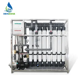 Saatte 1000 L Ultra filtrasyon sistemi endüstriyel su arıtma Ultrafiltration makinesi