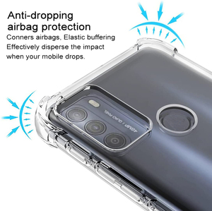 Pour <span class=keywords><strong>Moto</strong></span> <span class=keywords><strong>One</strong></span> Action Macro <span class=keywords><strong>Zoom</strong></span> <span class=keywords><strong>One</strong></span> Hyper Fusion Vision E7 Power E6 Play E5 Plus Case Soft Silicone Clear TPU Back Cover - Product Image 5