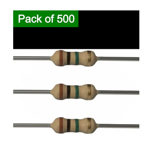 Precision 1KΩ 0.25W 1% Tolerance Metal Film <b>Fixed</b> Resistors for PCB Mount Electronics DIY Projects High Stability and Accuracy - Product Image 2