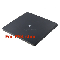 Couvercle supérieur couvercle de façade avant noir pour PS4 slim Pro boîtier de couverture de console de jeu coque de protection