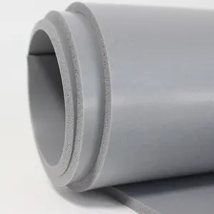 Factory Supply Closed Cell Heat Resistant Silicone Sponge Rubber Sheet Roll
