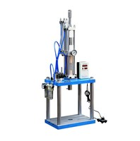 Presse à poinçonner pneumatique à quatre colonnes avec moteur/pompe / Machine de poinçonnage et d'estampage à air comprimé / Modèle de bureau compact 220V/380V