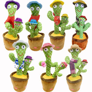 Juguete de Cactus Interactivo que Habla y Baila, de Alta Calidad, Imita Sonidos, Reproduce 120 Canciones, con Luces LED de Peluche Suave, Regalo para Bebés - Product Image 1