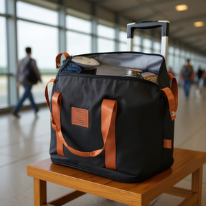 Db <b>3</b>-<b>Piece</b> Hardshell Carry-On Luggage <b>Set</b> 20In With Tsa Lock Aluminum Abs Unisex Travel Spinner <b>Suitcase</b> Black Brown - Product Image 2