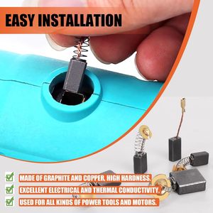 20 Pcs Carbon <b>Brushes</b> For <b>Power</b> Tools Universal Motor Replacement Kit - Product Image 4