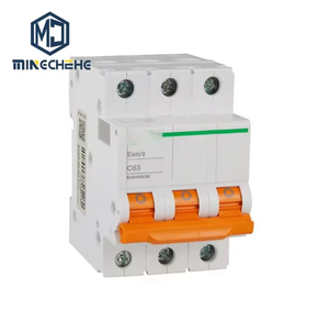 Disjoncteur miniature série EA9 3P C63A EA9AN3C63 Cuivre et plastique 230/400V 50/60Hz 6kA Capacité de coupure Utilisation industrielle - Product Image 1