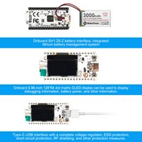 WiFi LoRa 32(V3) 开发板 SX1262 ESP32-S3FN8 芯片 21dBm 发射功率 -20~70 OLED Meshtastic Mesh 网络 Paxcounter Heltec V3