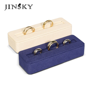Expositor de Anillos de Microfibra de Alta Gama, Soporte para Joyas, Organizador de Pulseras y Brazaletes, Bandeja de Exhibición de Joyas - Product Image 1