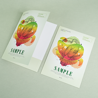 Sobres de papel de tamaños A4/DL de calidad superior con bolsa de cartón de papel Kraft de papel compensado con solapa para documentos e invitaciones