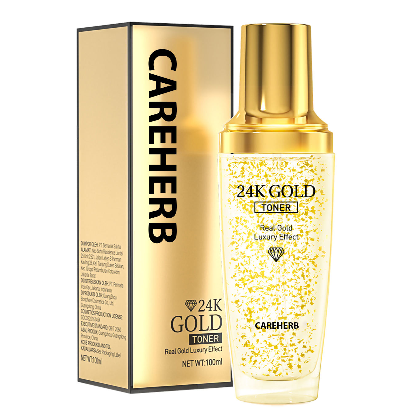 โทนเนอร์บำรุงผิวหน้าทองคำ 24K
