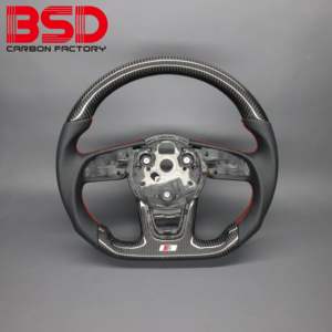 BSD carbone pour Audi A3 S3 RS3 8Y flambant neuf modifier voiture personnalisé Sport véritable Fiber de carbone volant BSD personnalisé volant - Product Image 1