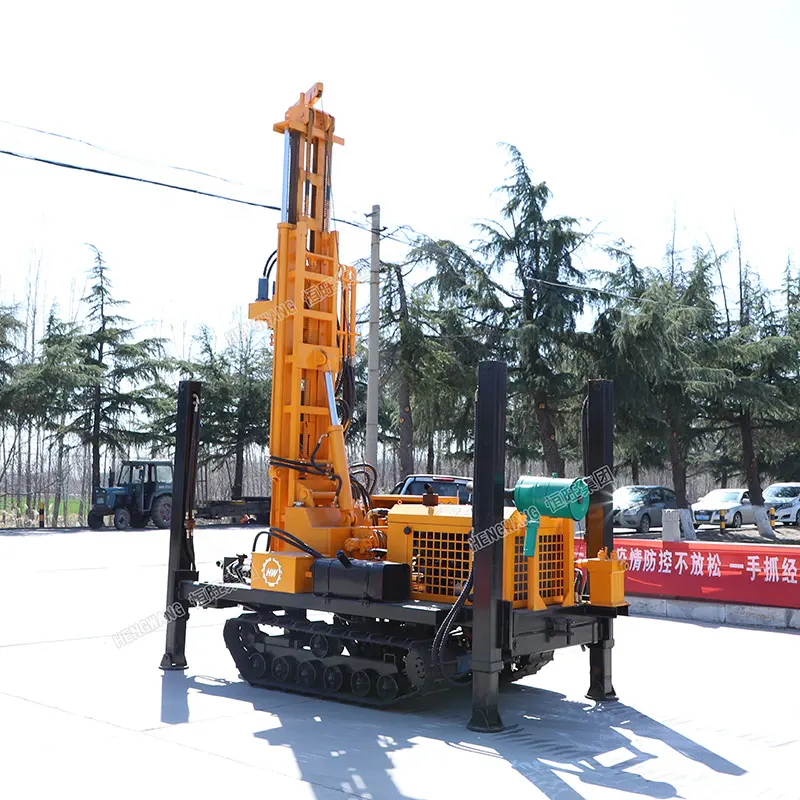 Barato mine pneumática crawler rock borehole, água caseira, bem, máquina de perfuração 180