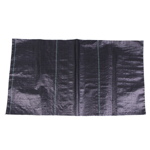 Copertura del terreno in plastica pacciame di plastica nera copertura del terreno da giardino tessuto erbaccia tappetino barriera - Product Image 2