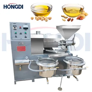 Cashew Soybean Almond Peanut Oil Extraction Vacuum Filtering Continuous Hot and Cold Oil Press Machine