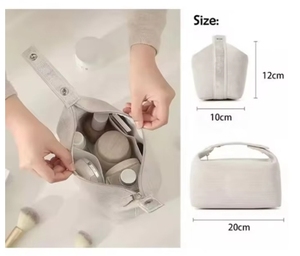 Custom Large Capacity Canvas Makeup <strong>Bag</strong> Casual Lightweight <strong>Cosmetic</strong> <strong>Bag</strong> Travel Reusable Durable <strong>Cosmetic</strong> <strong>Bag</strong> For Women - Product Image 6