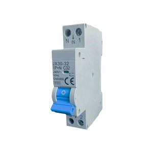 Disjoncteur miniature Gloca 1P+N 32A 250V 6kA C32 Montage sur rail DIN Disjoncteur domestique MCB - Product Image 1