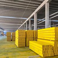 Poutre en bois H20 pour les travaux d'agrandissement des stations d'épuration et des réservoirs d'eau, poutre en bois stratifié haute résistance résistante aux intempéries