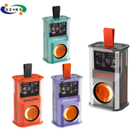 Haut-parleur portable de fête avec caisson de basses, haut-parleur TWS Armor, horloge LED RVB, alimentation CC, étanche, haut-parleurs sans fil BT