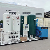Générateur d'oxygène PSA O2 à petit débit 50 Nm³/h fabriqué en Chine avec pureté de 93 % à 99,5 %, contrôle PLC, alimentation stable en gaz, livraison rapide