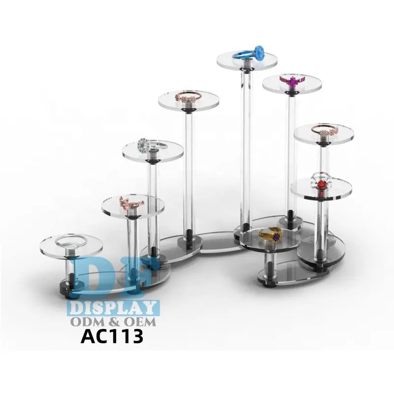 AC113 Toy display stand toy car rack collection cupcake jewelry holder acrylic display rack for shop store