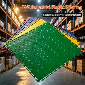 Tapis de sol en PVC emboîtables anti-graisse en gros de <span class=keywords><strong>l</strong></span>'usine Duonik pour atelier de réparation automobile - Product Image 1