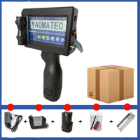 YAOMATEC Handheld Inkjet Hands trahl drucker 25 Sprachen 12,7mm tragbarer Hand drucker