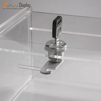 Boîtes de dons acryliques en gros personnalisées en usine Boîtes d'affichage personnalisées en plexiglas de charité durables et écologiques pour la collecte de fonds