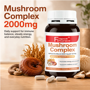 Complément alimentaire OEM Shecome : Complexe de champignons pour adultes, favorise l'énergie – Capsules de complexe de champignons - Product Image 1