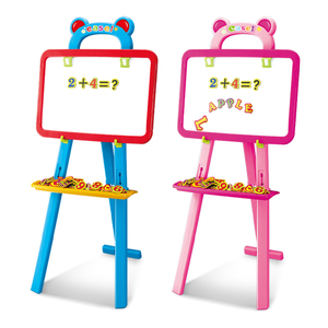 Set de <span class=keywords><strong>peinture</strong></span> et d'apprentissage à la <span class=keywords><strong>peinture</strong></span>, outils d'écriture multifonctionnels, <span class=keywords><strong>tableau</strong></span> blanc Double face, planche à dessin magnétique, jouet pour enfants, 10 pièces - Product Image 1