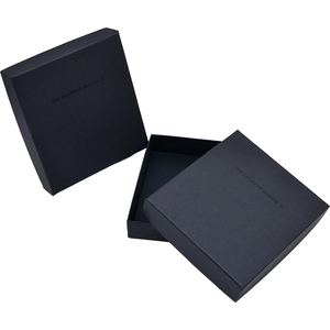 Boîtes cadeaux personnalisées en carton avec impression UV, couvercle et base noirs, pour bijoux, ceintures en cuir, emballage de luxe - Product Image 5