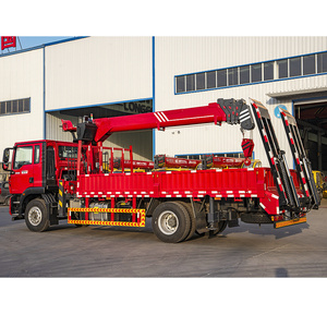 Vente Flash : <span class=keywords><strong>Camion</strong></span> de fret HOWO 8 tonnes avec système de grue de type <span class=keywords><strong>Hiab</strong></span> pour l'exportation - Product Image 4