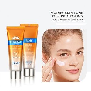 Crème solaire <span class=keywords><strong>BB</strong></span> SPF50+ légère, <span class=keywords><strong>non</strong></span> <span class=keywords><strong>grasse</strong></span>, correctrice, éclaircissante, crème solaire vegan pour le visage, pour un usage quotidien - Product Image 6