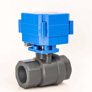 Válvula de Bola Eléctrica Miniatura de UPVC DN20 de 6 Puntos, 5V/12V/24V/220V, Interruptor de Válvula de Drenaje de Alta Temperatura, Personalizable OEM - Product Image 3