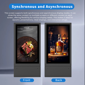 LCD quảng cáo ngoài trời Màn hình kép kỹ thuật số Totem hai bên 43 inch ngoài trời <span class=keywords><strong>double</strong></span> side kỹ thuật số biển - Product Image 5