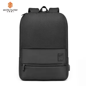 Mochilas de poliéster para laptop, mochila empresarial com carregador