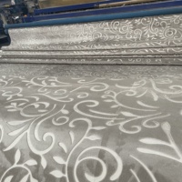 Tapis de sol mur à mur fabriqué à la machine Tapis en vison gaufré Raschel Moquette Pour Tapis de salon Tapis pour salon