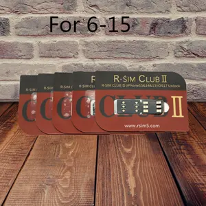 Rsim R-SIM CLUB rsim club 2 pour signal mobile série 15 RSIM club 18 + processeur double puce pour iPhone GPP GEVEY Heicard sim U-SIM MKSD